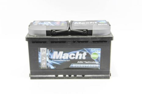 Аккумулятор Macht Silver Power AGM 80 Ah/840 A; 310X175X190, MACHT (104142)