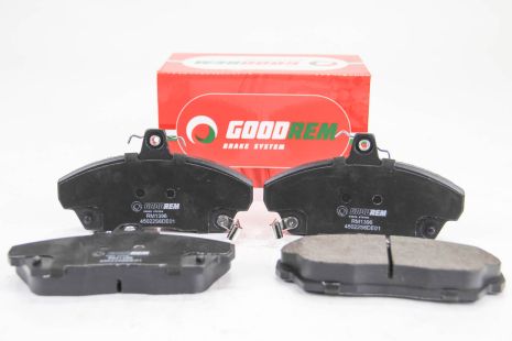 Колодки передние тормозные Honda Civic 91-05 (TRW), GOODREM (RM1396)