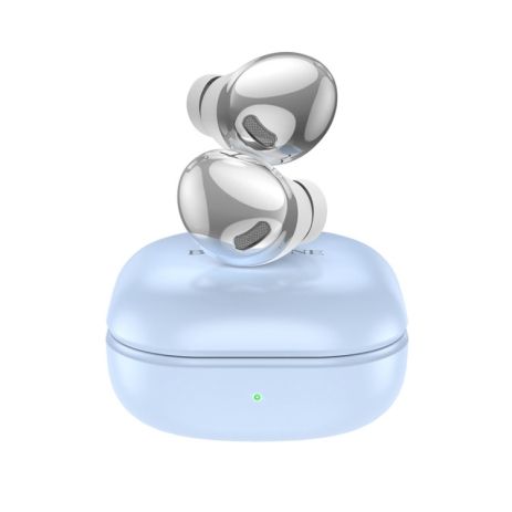 Наушники Bluetooth BOROFONE Magic rhyme true wireless BT headset BW10 |BT5.1, 4h, 30/350mAh| блакитний