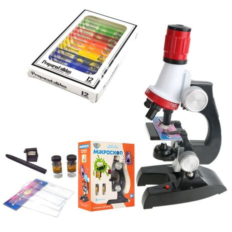 Набір дитячий мікроскоп OEM C3121 з 1200-х зумом + біологічні зразки
