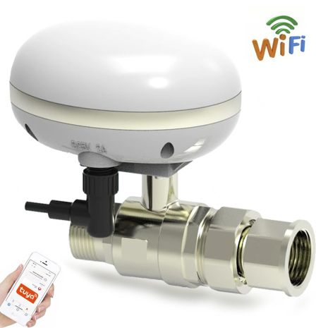 Розумний Wi-Fi кульовий кран з електроприводом USmart SM-02w, садовий клапан для поливу, підтримка Tuya, DN25, 1"