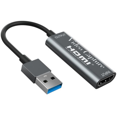 Зовнішня відеокарта відеозахоплення HDMI - USB для стримувань, запису екрана та оцифрування відео Addap VCC-02