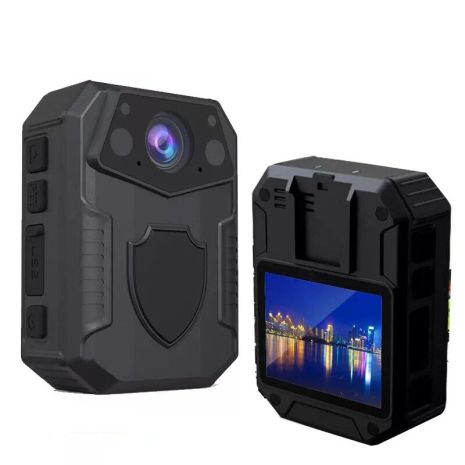 Поліцейський відеореєстратор Boblov WZ2, боді камера, 64ГБ, IP66, 4К, з потужним акумулятором