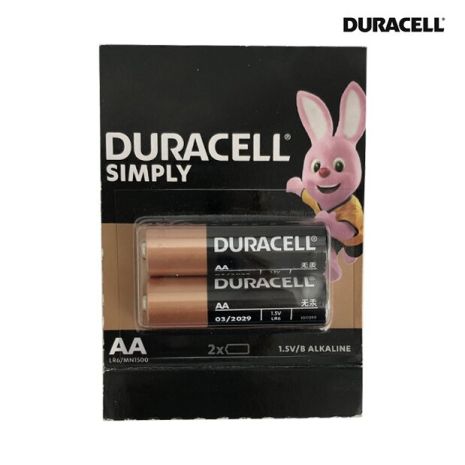 Лужні батареї Duracell AA (LR6) MN1500 Basic 2 шт