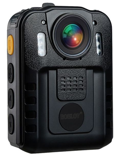 Поліцейський нагрудний відеореєстратор Boblov WN9, боді камера, FullHD 1080P, 8 годин запису
