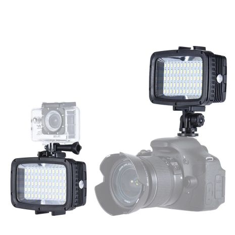 Светодиодный накамерный свет для фотоаппарата, телефона Andoer SL-101 | Водонепроницаемая LED лампа для GoPro