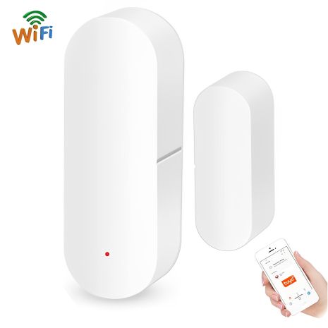 Беспроводной WiFi датчик открытия для дверей и окон USmart DAS-01w, поддержка Tuya, Android & iOS