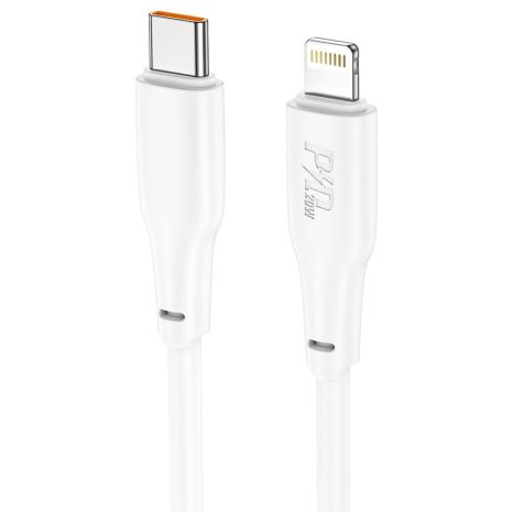 Швидкісний кабель для заряджання та синхронізації Type-C - Lightning для iPhone/iPad Hoco X93, 20 Вт, PD 3.0, 1м