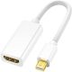 Адаптер, перехідник з Mini DisplayPort Male на HDMI Female інтерфейс Addap MDP2HDMI-01, для передачі відеосигналу, Ultra HD 4K