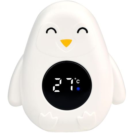 Дитячий термометр для ванної у формі пінгвіна UChef BT-03 для вимірювання температури води, Білий