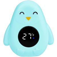 Дитячий термометр для ванної у формі пінгвіна UChef BT-03 для вимірювання температури води, Блакитний