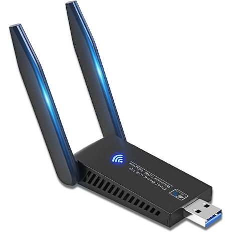 Двухдиапазонный USB Wi-Fi адаптер 2.4/5GHz Addap UWA-05 | беспроводная сетевая карта, 1300 Mbps