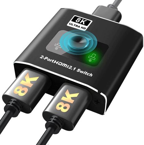 HDMI перемикач на 2 канали Addap HVS-09 Switch: двопортовий свитч з підтримкою 8K/60Hz