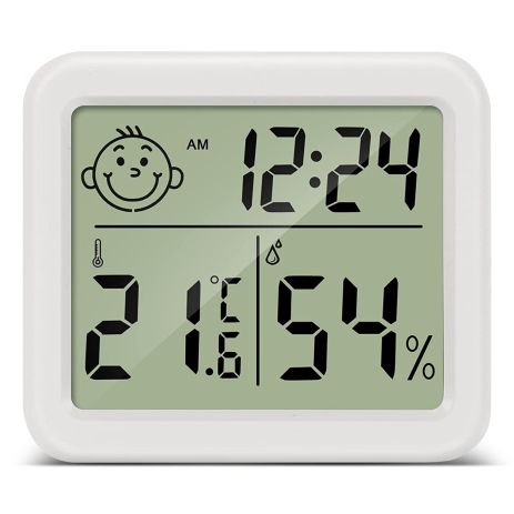 Цифровой термометр – гигрометр Uchef CX0813 с часами, календарем и индикатором комфорта