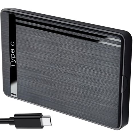 Внешний карман для SSD и 2.5" HDD жестких дисков Addap EHDC-01c с Type-C выходом