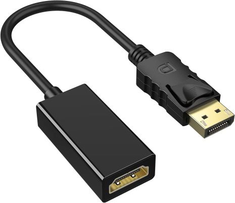 Адаптер, перехідник DisplayPort Male to HDMI Addap DP2HDMI-01, для передачі відеосигналу, 4K