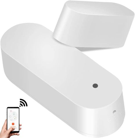 Беспроводной WiFi датчик открытия с встроенным сенсором освещения USmart DAS-02w, поддержка Tuya, Android & iOS
