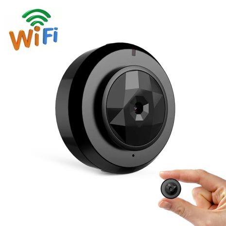 Wi-Fi мини камера видеонаблюдения Camsoy C6, iPhone & Android, черная