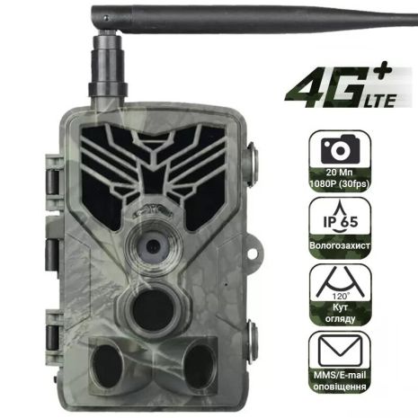 Фотопастка, мисливська камера Suntek HC-810LTE, 4G, SMS, MMS