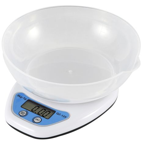 Кухонные электронные весы со съемной чашей UChef QZ-129, до 5 кг
