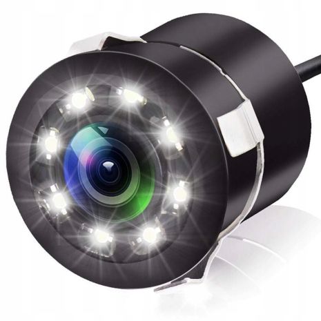Парковочная камера заднего вида для автомобиля Podofo K0132A1, встраиваемая, с ночной подсветкой, IP67, 170°