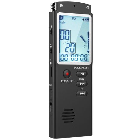 Цифровий портативний диктофон Savetek T-60, VAS, 8 Гб, MP3, стерео