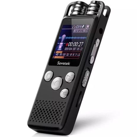 Професійний цифровий диктофон Savetek GS-R07, 32 Гб пам'яті, стерео, SD до 64 Гб