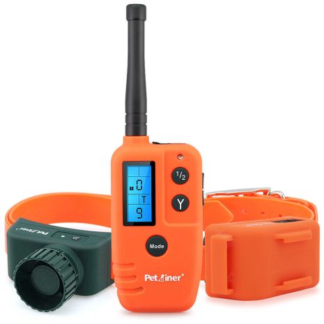 Электронный ошейник для собак с током, бипером и вибрацией Petaliner PET910-2