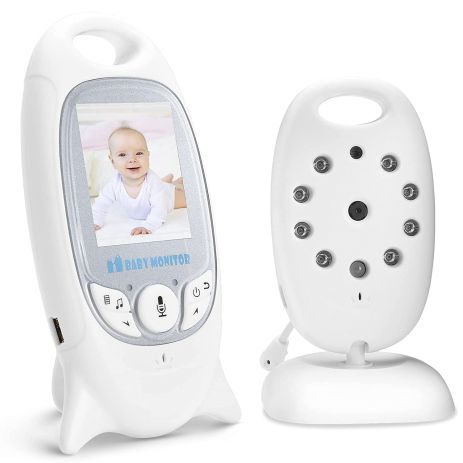 Видеоняня цифровая беспроводная с обратной связью Ibaby VB601, датчик температуры, 2" монитор