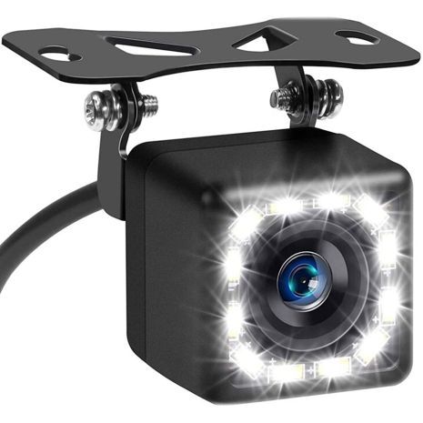 Камера заднего вида для автомобиля Podofo K0197P | автомобильная парковочная камера, с LED подсветкой, IP66, 170°