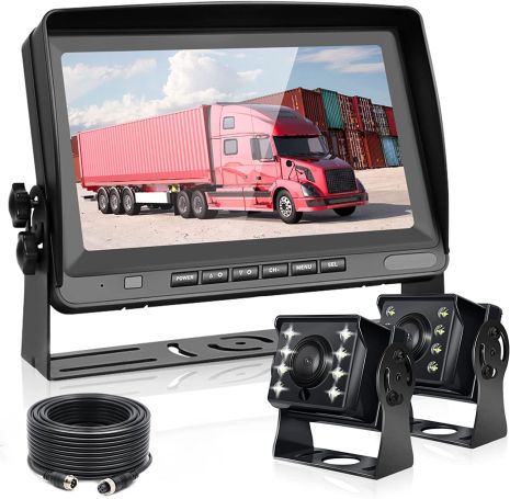 Парковочный комплекс для грузовых автомобилей Podofo Z2109, с 2-мя камерами заднего вида и монитором 8"