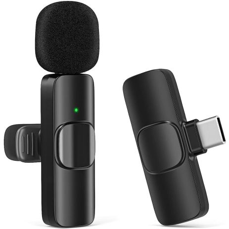 Бездротовий петличний Type-C мікрофон Savetek P27 для смартфона, ноутбука, планшета, 2.4 ГГц