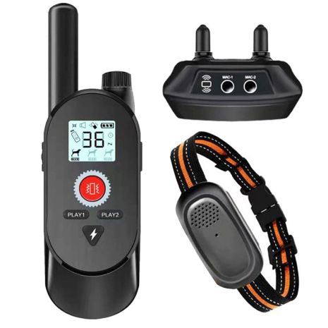 Електронашийник для дресирування собак iPets KJ118, із записом звукових команд, 4 режими, до 1км
