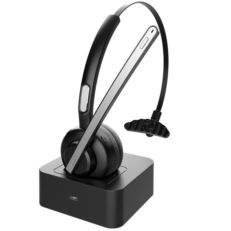 Bluetooth 5.2 гарнітура для колл-центру Digital Lion TH10 | бездротові навушники з мікрофоном для конференцій