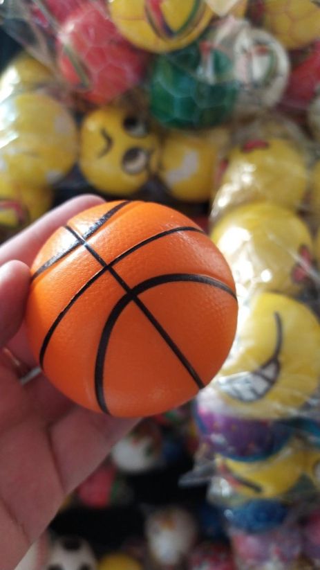 Поролоновый мяч 6см спорт баскетбол