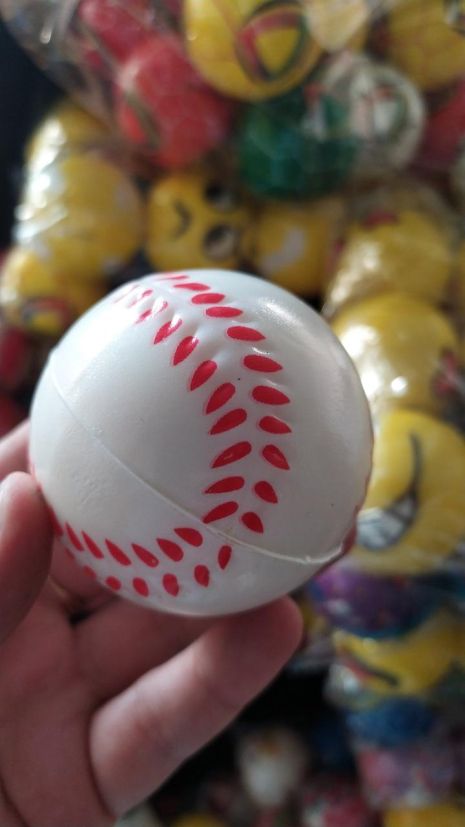 Поролоновый мяч 6см спорт бейсбол