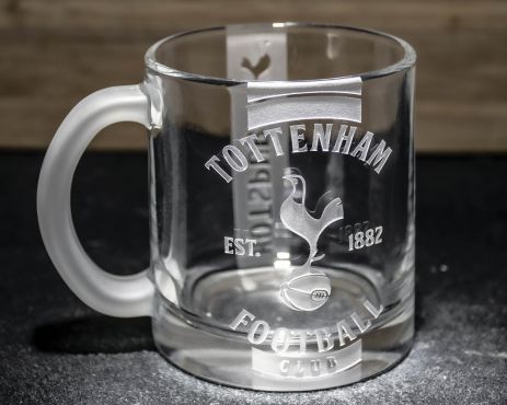 Чашка для чая и кофе с гравировкой FC Tottenham Hotspur ФК Тоттенхэм Хотспур