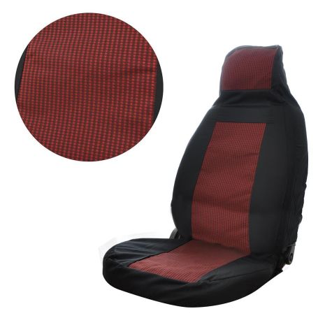 Чехлы сидений ВАЗ 2107 Tuning Черно-Красные