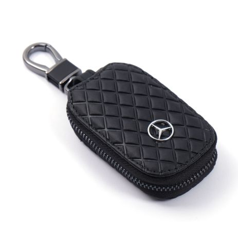 Ключница автомобильная для ключей с логотипом Mercedes Ромб