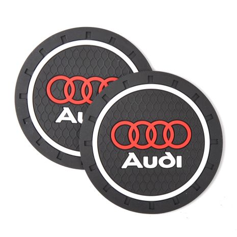 Килимки в підсклянник Audi 7 см 2 шт антиковзний