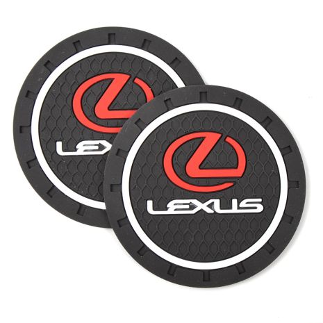Килимки в підсклянник Lexus 7 см 2 шт антиковзний