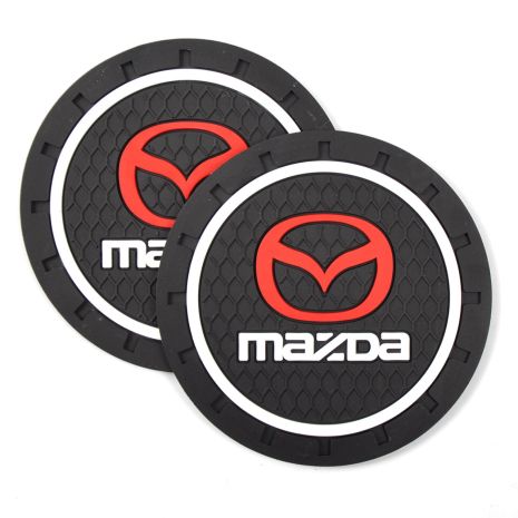 Килимки в підсклянник Mazda 7 см 2 шт антиковзний