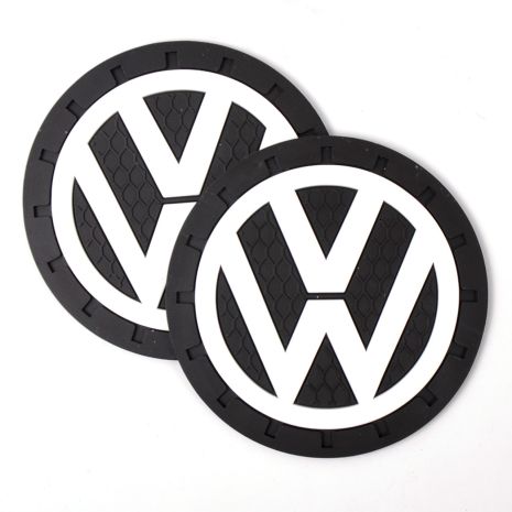Килимки в підсклянник Volkswagen 7 см 2 шт антиковзний