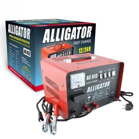 Пускозарядное устройство АКБ Alligator AC813 12/24 V, Заряд 45А , Пуск 140А