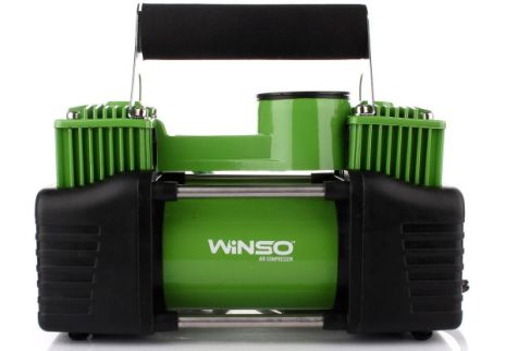 Автокомпресор двопоршневий Winso 125000 360Вт/85л від АКБ