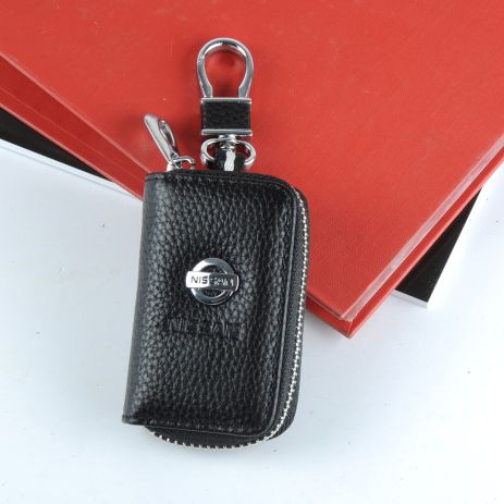 Ключница автомобильная для ключей с логотипом Nissan кожа 2866