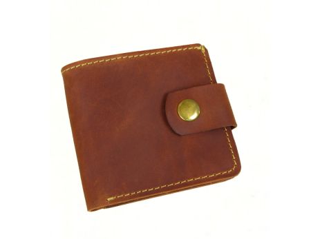 Жіночий гаманець портмоне GS коньячний