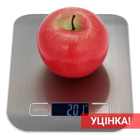 УЦЕНКА! Весы кухонные с металлической платформой UChef SF-2012, до 5 кг (легкие потертостина дисплее)