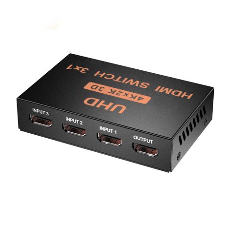 Перемикач HDMI 3x1 Haowei HW-4k3011