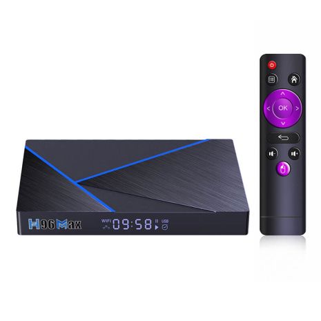 Смарт ТБ приставка H96 Max V56 RK3566 8Gb + 64Gb Android 12 TV Box Wi Fi 5 ГГц